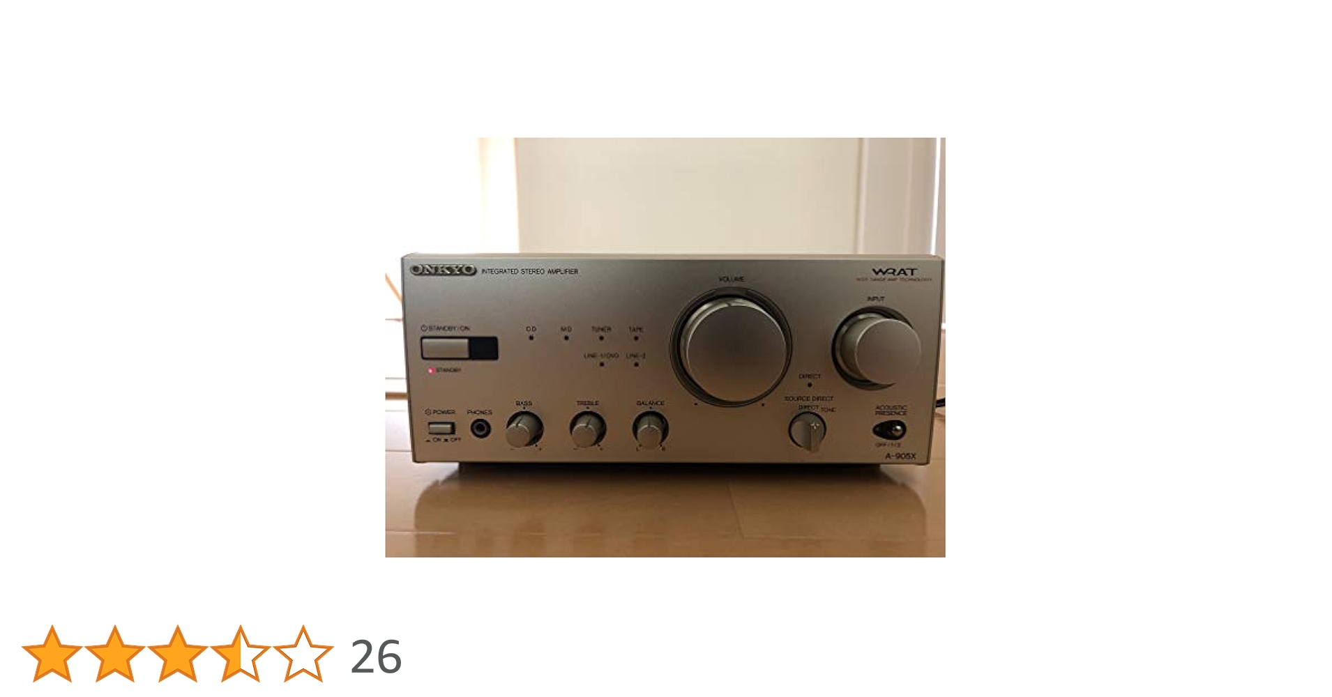 ONKYO A-905X アンプ WRAT技術搭載 リモコン付き Amazon | ONKYO オンキョー INTEC205 A-905X プリメインアンプ